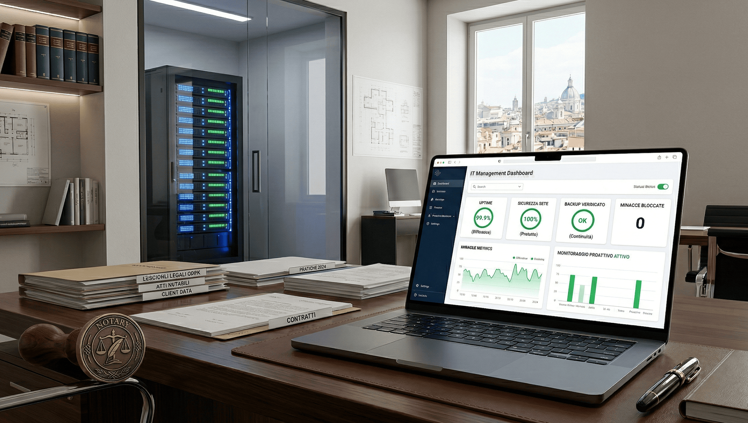 Servizi IT gestiti per studi legali e notai